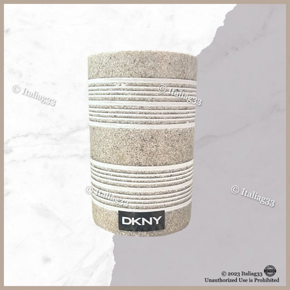 DKNY Soap Pump, Toothbrush Holder, Tumbler Bathroom Accessory 3Pc Set Sand Tan - Picture 5 of 16